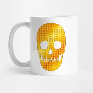 Golden skull - White Mug